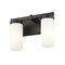 Z-Lite Danica 2 Light Vanity, 11.75in. W x 9in. H, Matte Black 3044-2V-MB - alternate 8